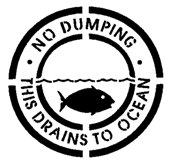 No Dumping Drains to Bay