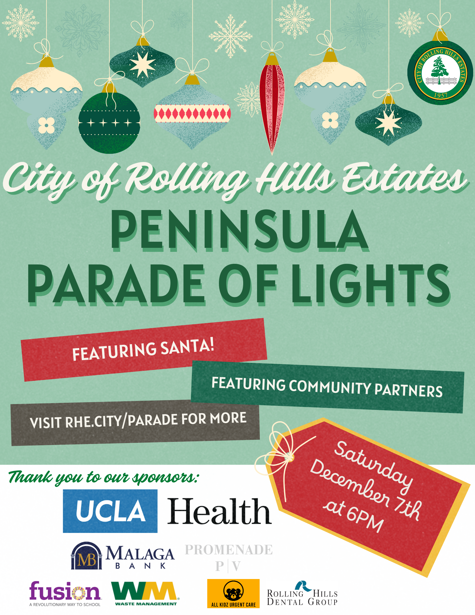 Peninsula Parade Flyer